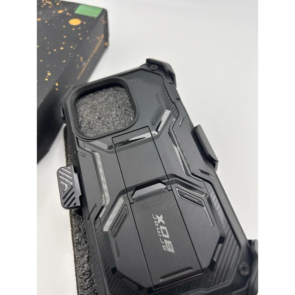 i-Blason Armorbox Black Bumper Case for iPhone 13 Pro